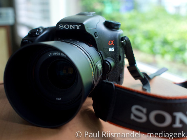 Sony a65 camera portrait